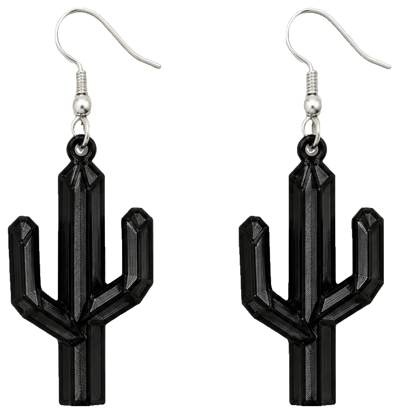 Cactus earrings by Tinker Together — view 1