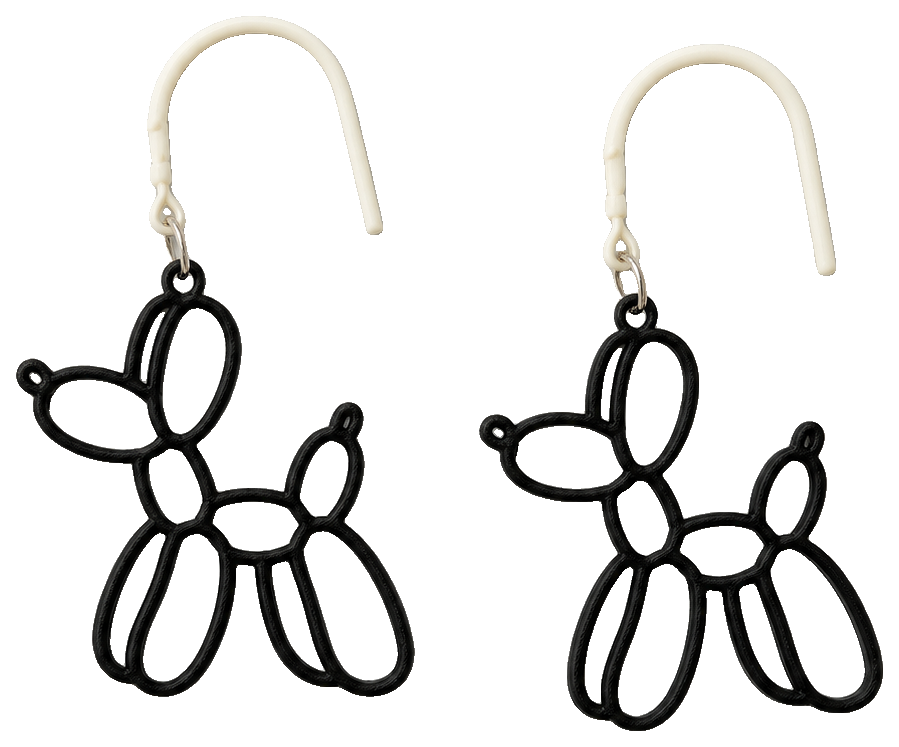 Pendientes perro globo — view 1