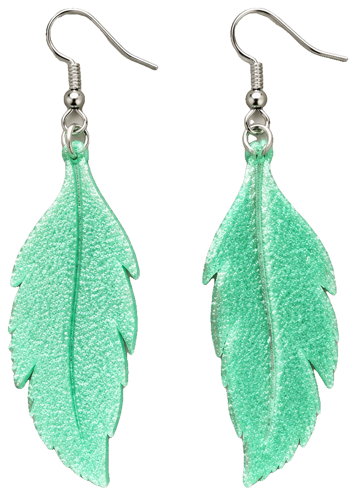 Boucles d'oreille plume — view 1
