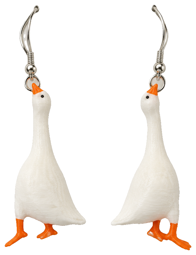 Goose Earrings — view 1
