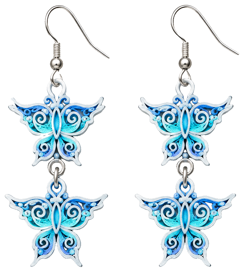 Pendientes mariposa by Xtu3d — view 1