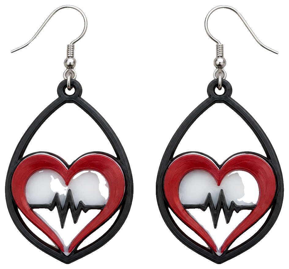 Heartbeat Earrings — view 1