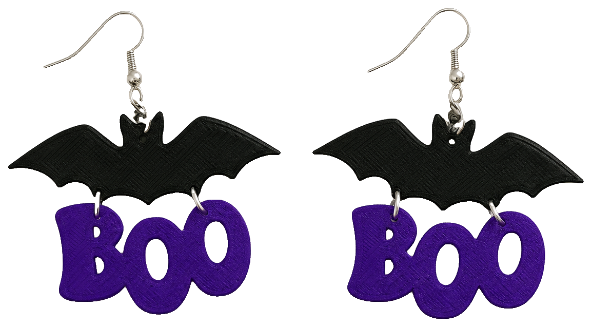 Earrings: Bat + Boo — view 1