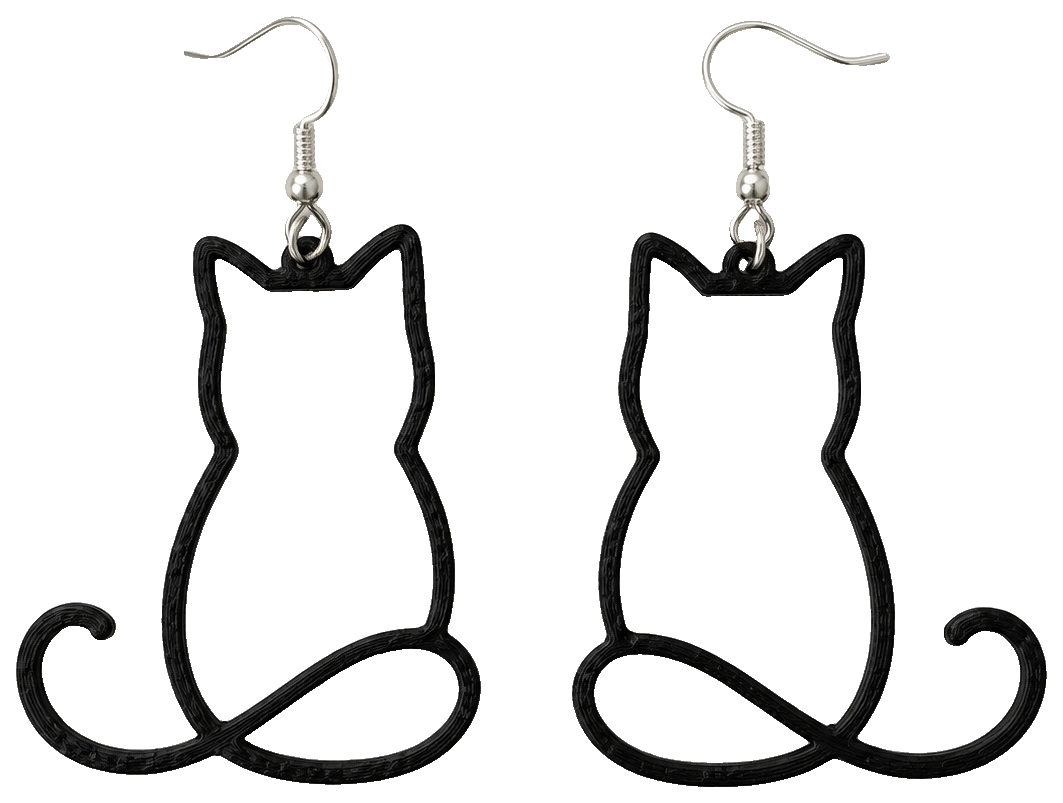 Cat Earrings by Max-3D-Max — view 1