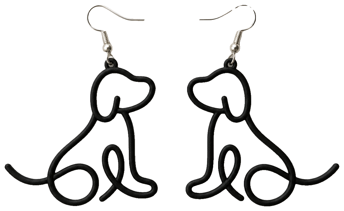 Dog Earrings by Max-3D-Max — view 1