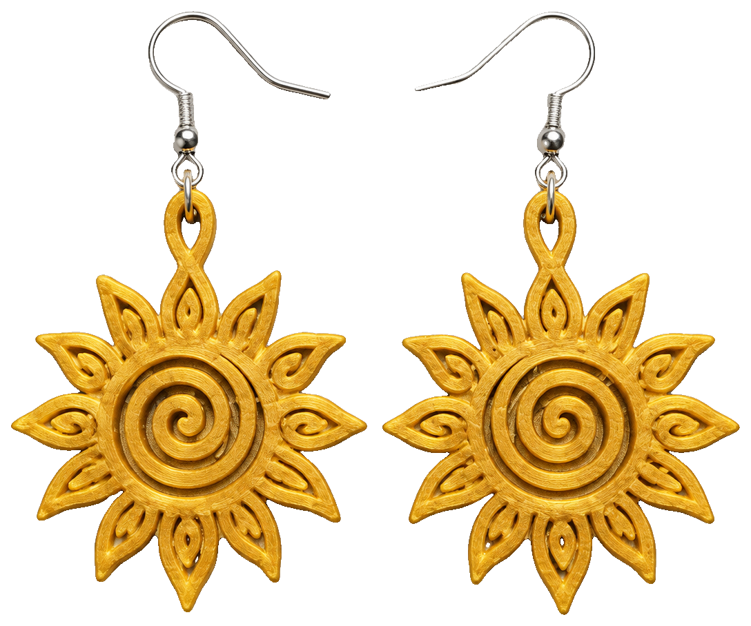 Earrings - 022 - Easy Print — view 1