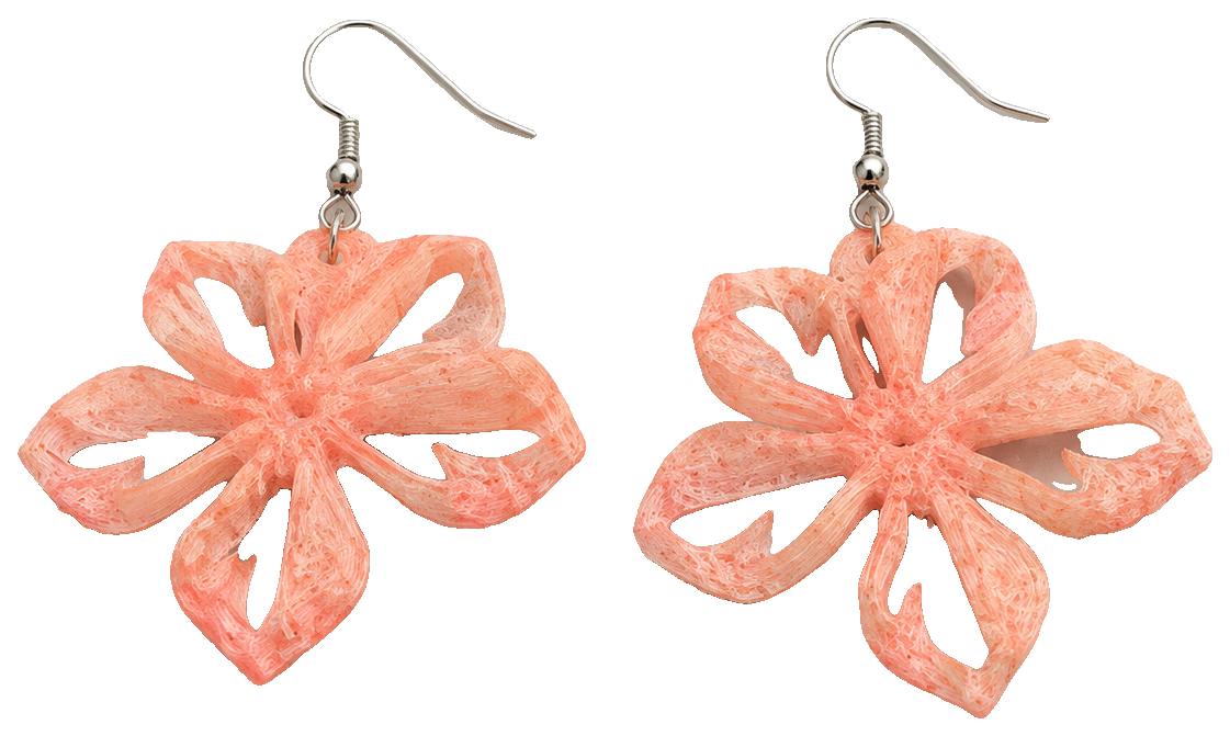 Plumeria Ear Rings — view 1