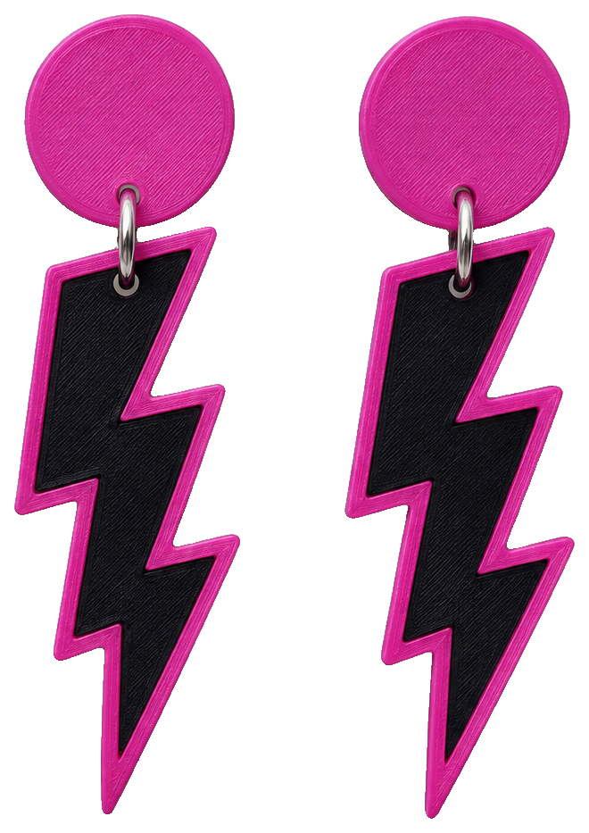 Lightning Earrings Pendants — view 1