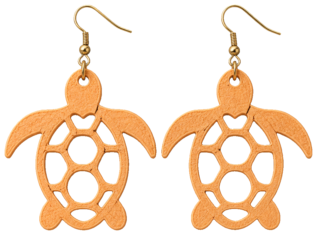 Turtle Ear Rings — view 1