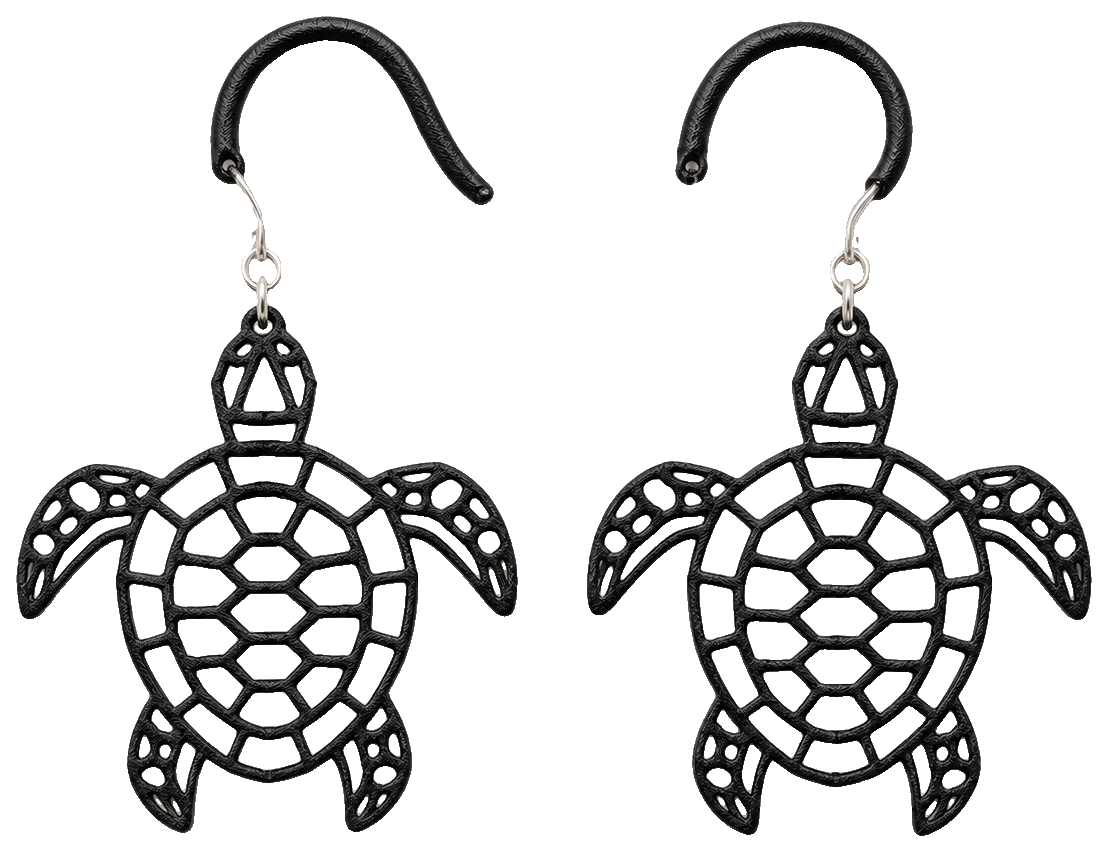 Turtle Earrings — view 1
