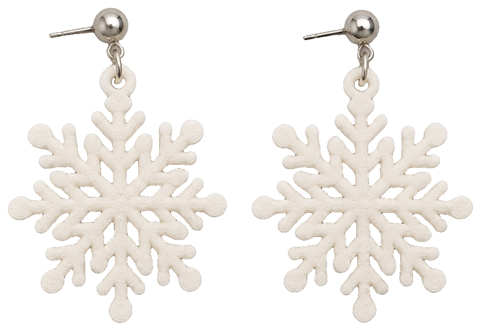 Snowflake Earrings by SadPoet — view 1