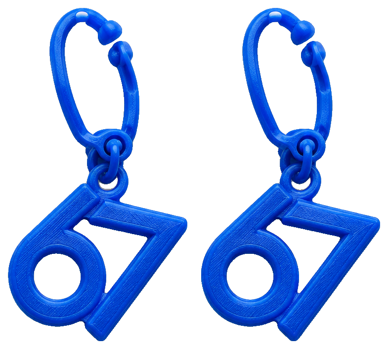 67 Clip-on Earring - quick print! — view 1