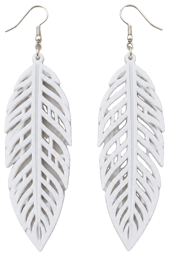 4 different graceful feather earring (free to sell) — view 1