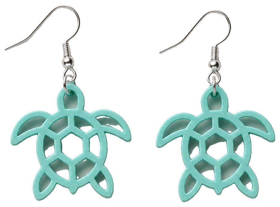 Earrings Ocean Turtle — view 1