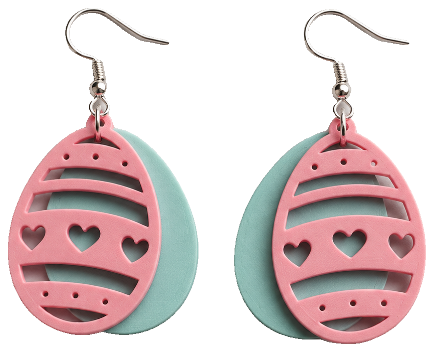 Earrings Easter Eggs — view 1