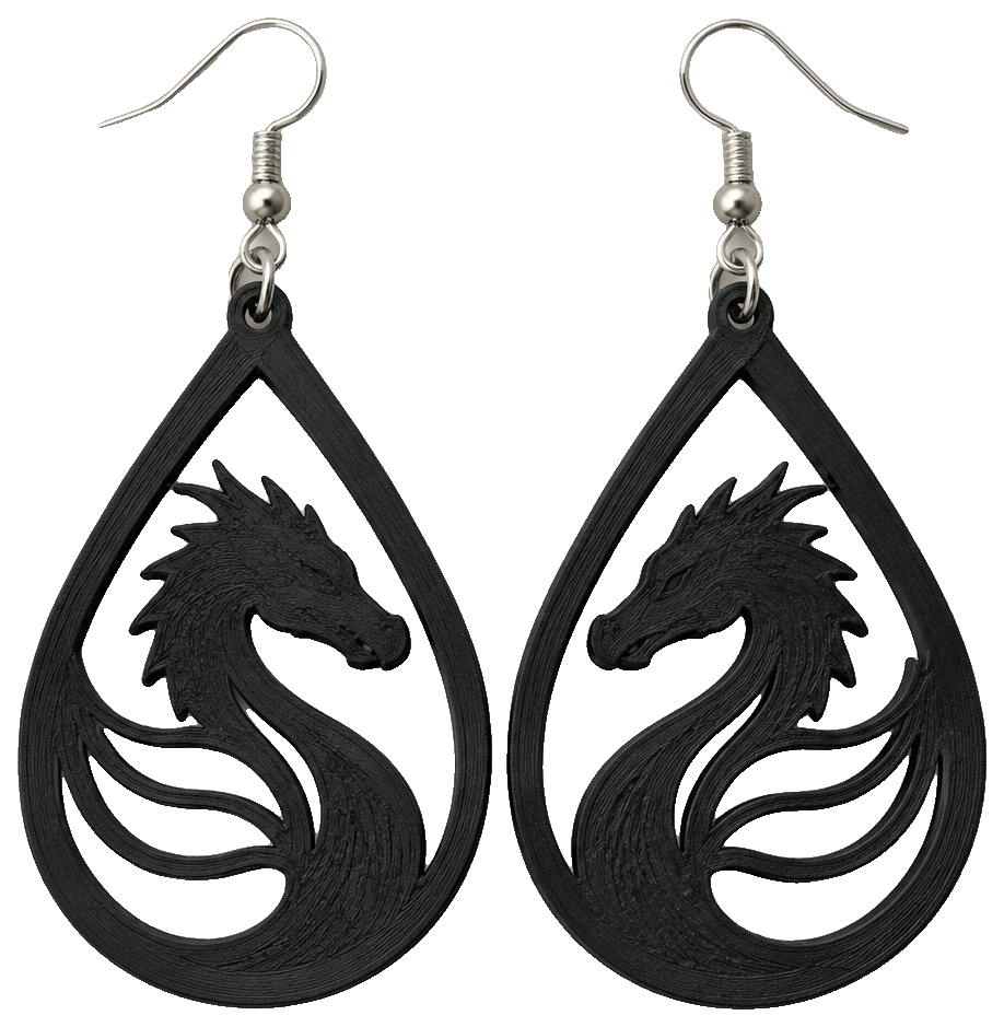 Wyrm Earrings by Arcanarose — view 1