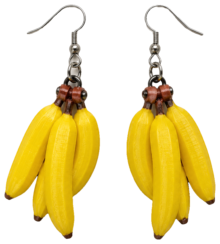 Banana Earrings — view 1