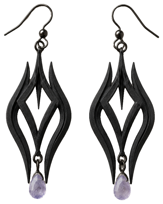 – Gothic Inspired Sigil Earrings — view 1