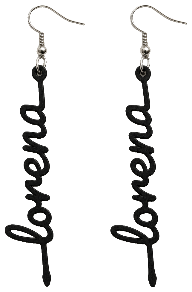 Customizable Name Earrings Generator StraightStyle — view 1
