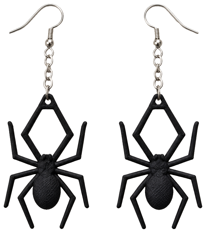 Spider Dangle Earrings — view 1