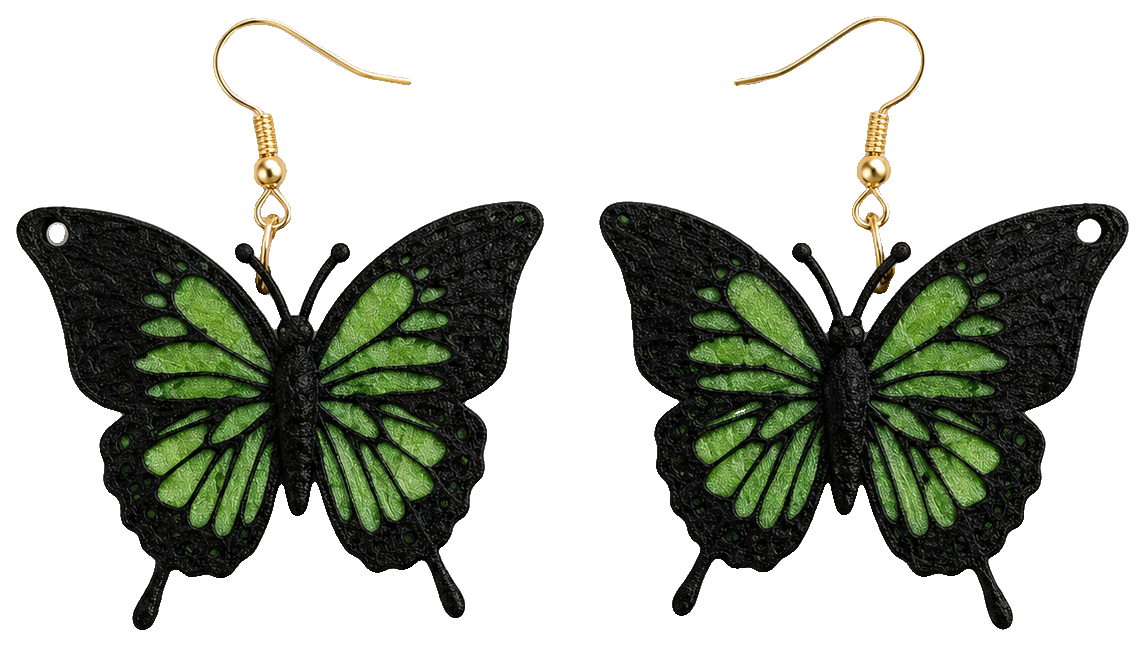 Flutter Wing earrings by Quirkys3dprinting — view 1