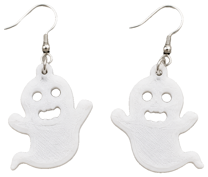 Ghost earrings halloween — view 1