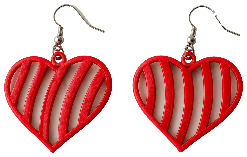 Heart earring by sgenos — view 1