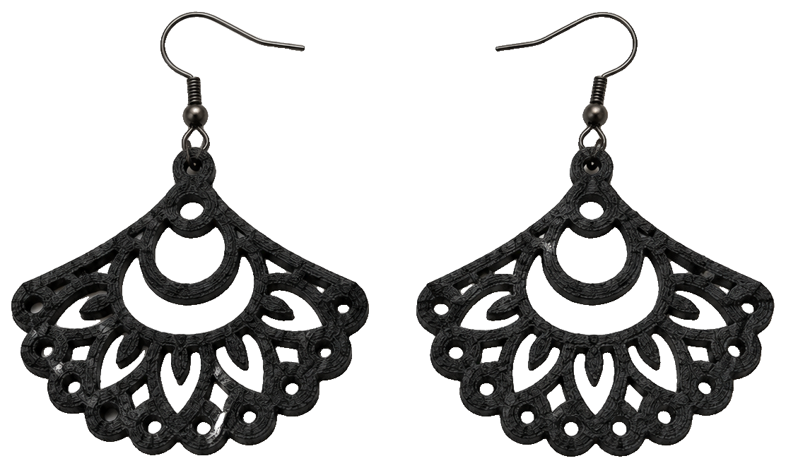 mandala earring — view 1