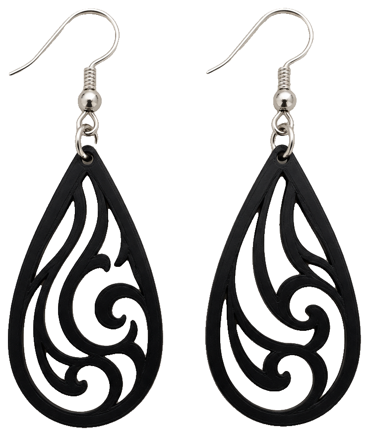 Dangle Earrings — 3D-printed earrings