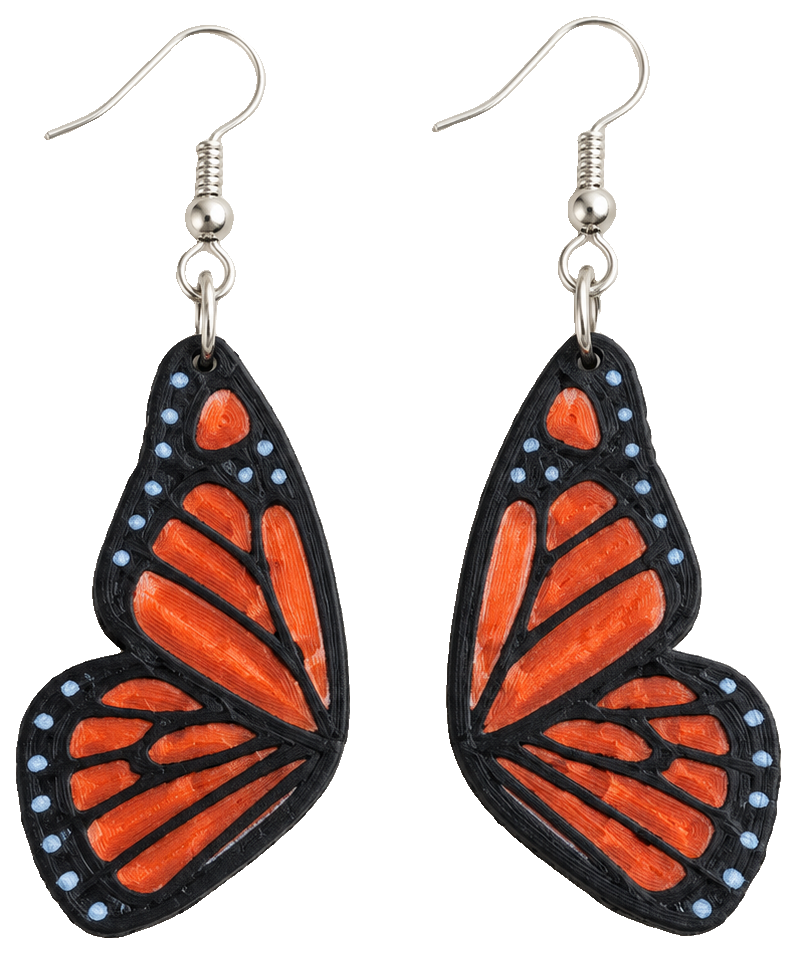 Flutter Wing Wing Earrings - 9 Different Styles — view 1