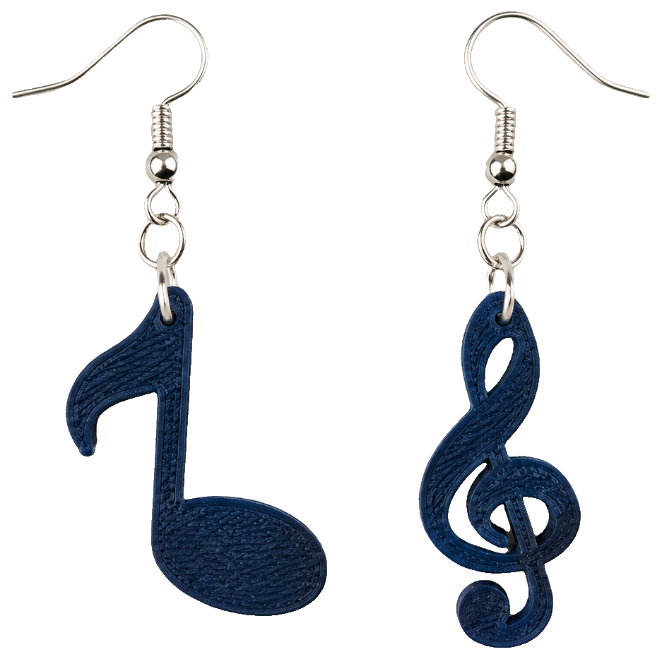 Music Memo Earrings — view 1