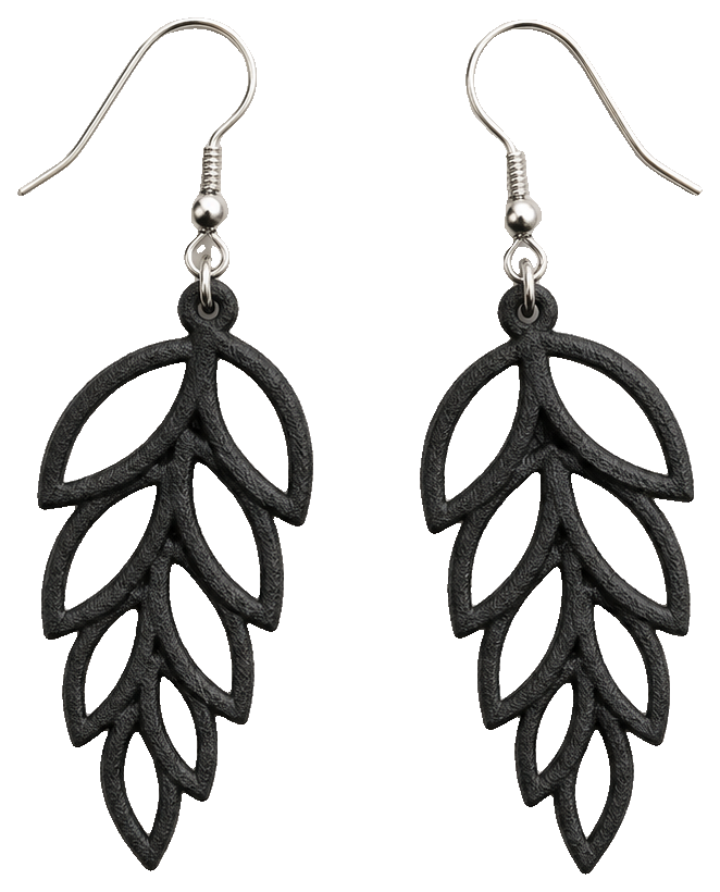 Leafline – Necklace & Earrings — view 1