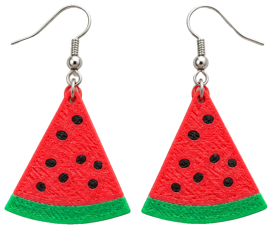 Watermelon Earrings by jdicerchio — view 1