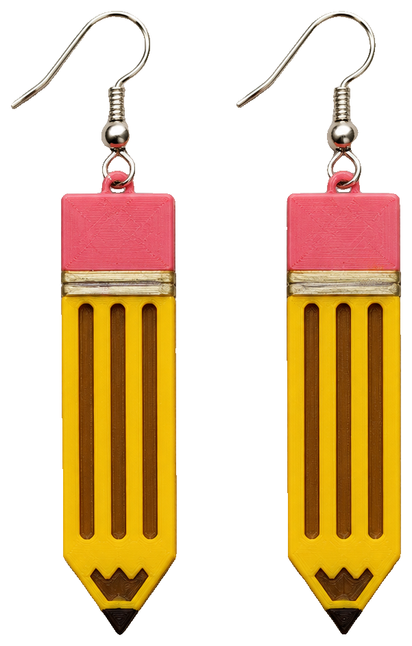 Pencil earrings by jdicerchio — view 1