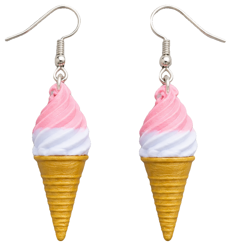 summer ices earrings — 3D-printed earrings