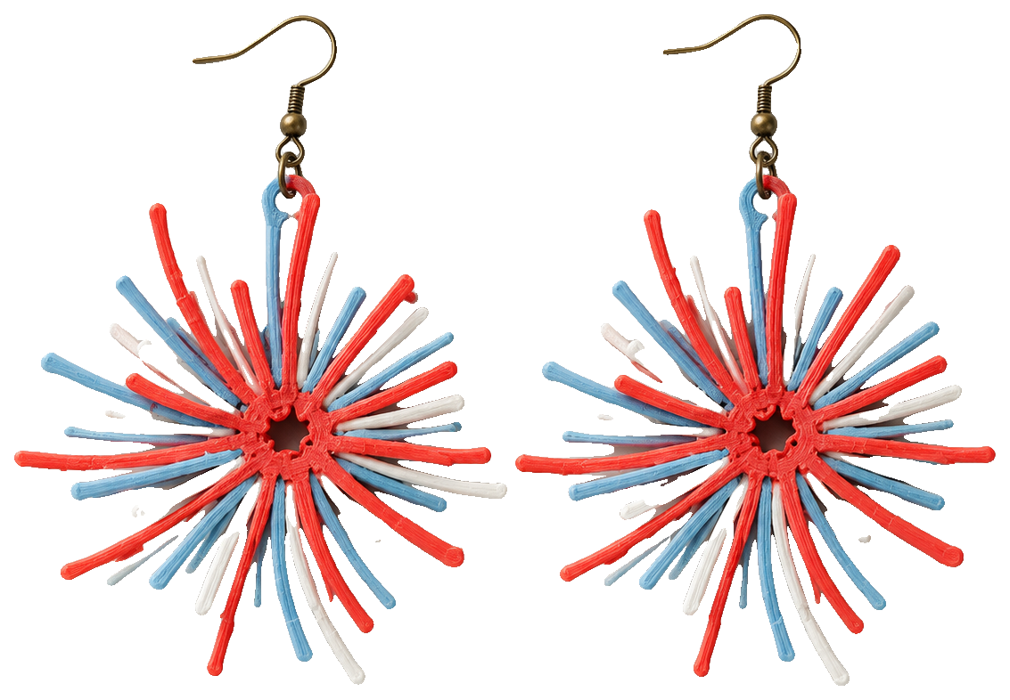 Firework Earrings — view 1