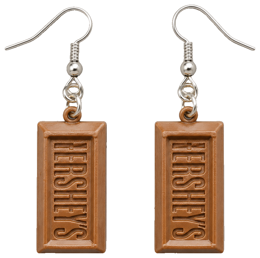 Hershey earrings — view 1
