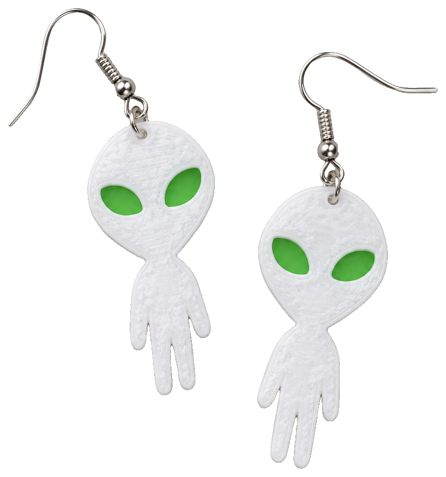 Alien Earrings by Kei — view 1