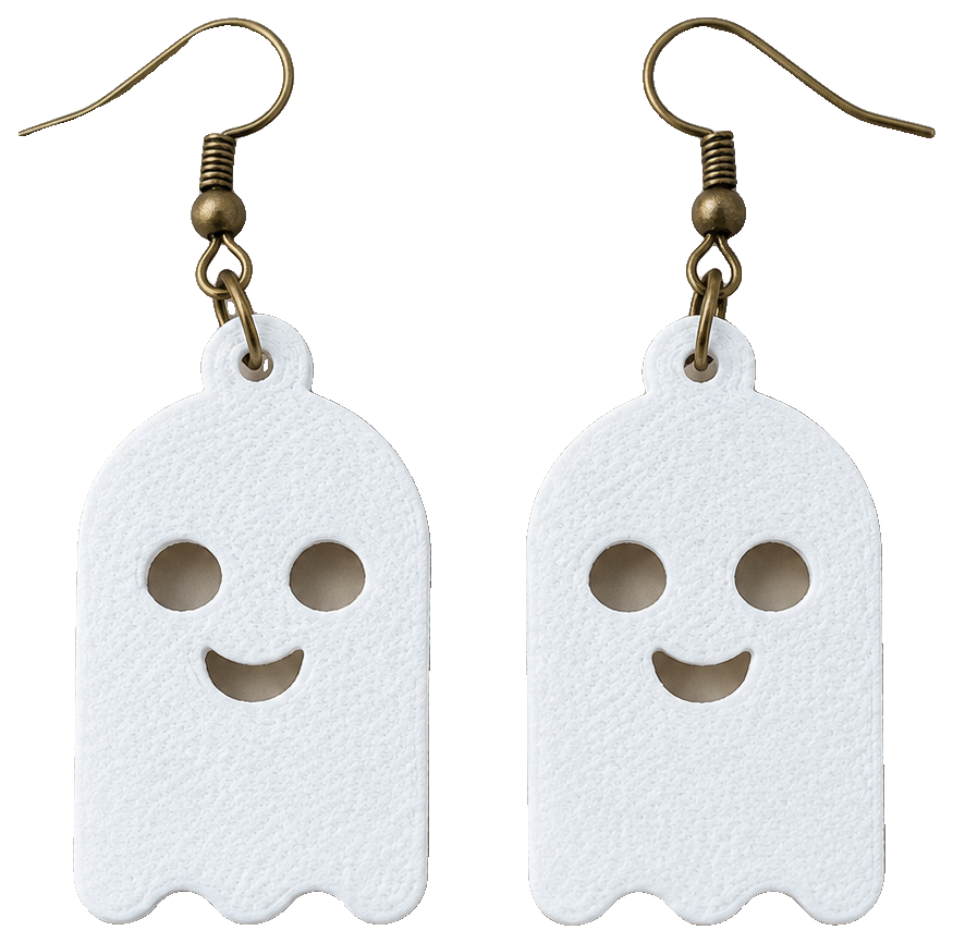 Ghost Halloween Earrings — view 1
