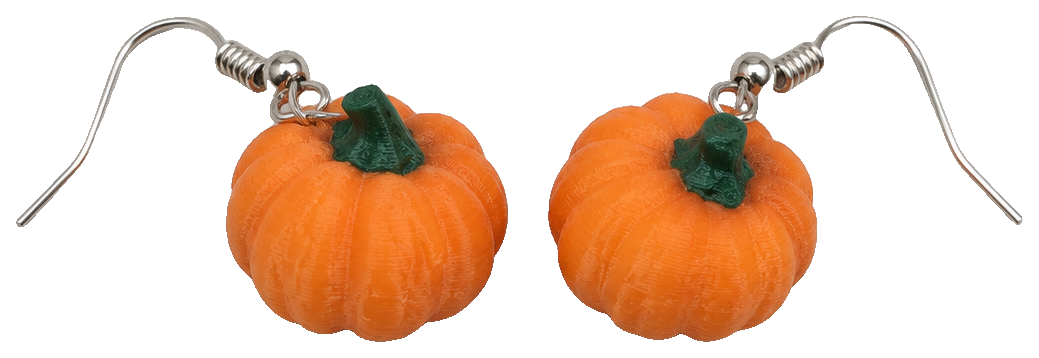 Halloween Pumpkin Earrings — view 1