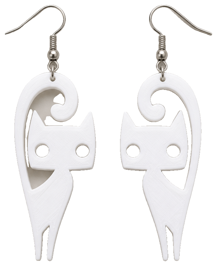 CUTE CAT EARRING — view 1