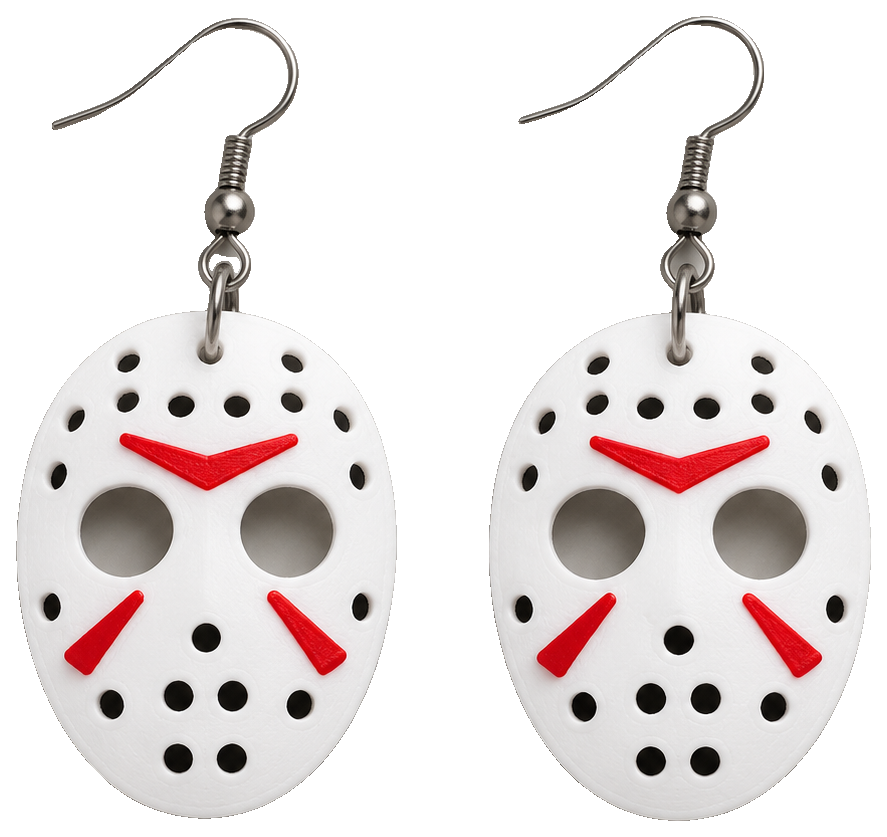 ¡HALLOWEEN JASON EARRING! — view 1