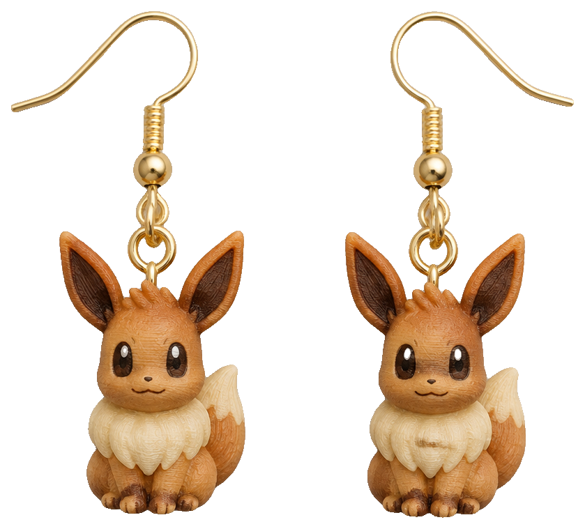 Eevee Earrings — view 1