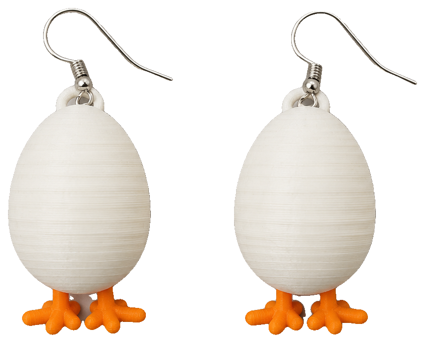 Easter Egg Earring — view 1