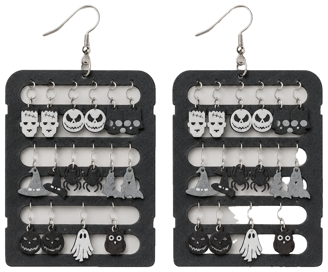 Earrings halloween by Vytoz3d — view 1