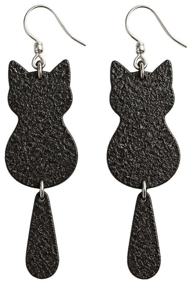 pendientes gatos — view 1