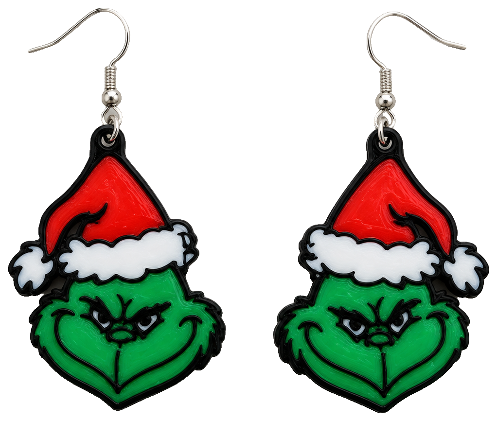 Grinch Earrings by HaleofaRanch — view 1