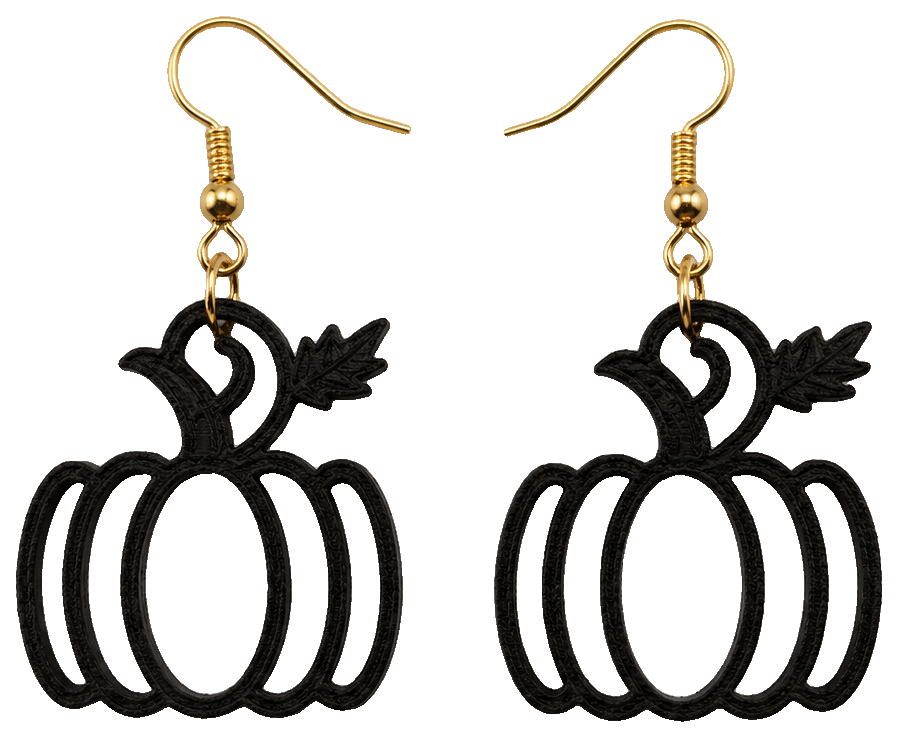 Pumpkin Earrings — view 1