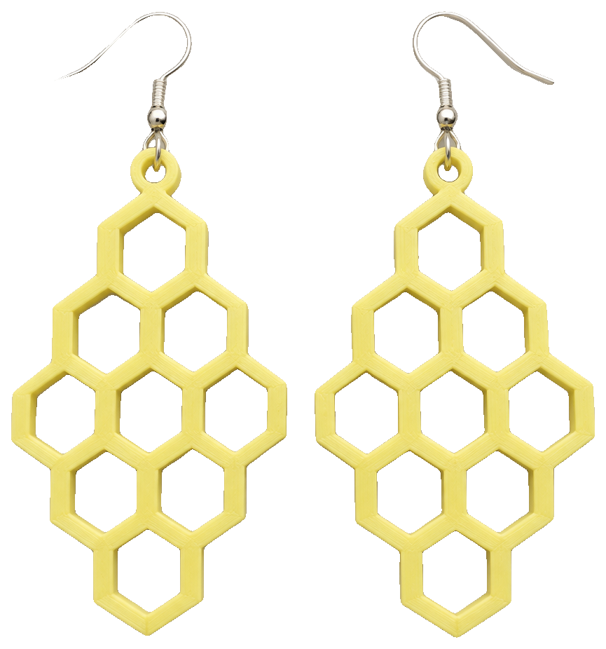 Honeycomb Earrings — view 1