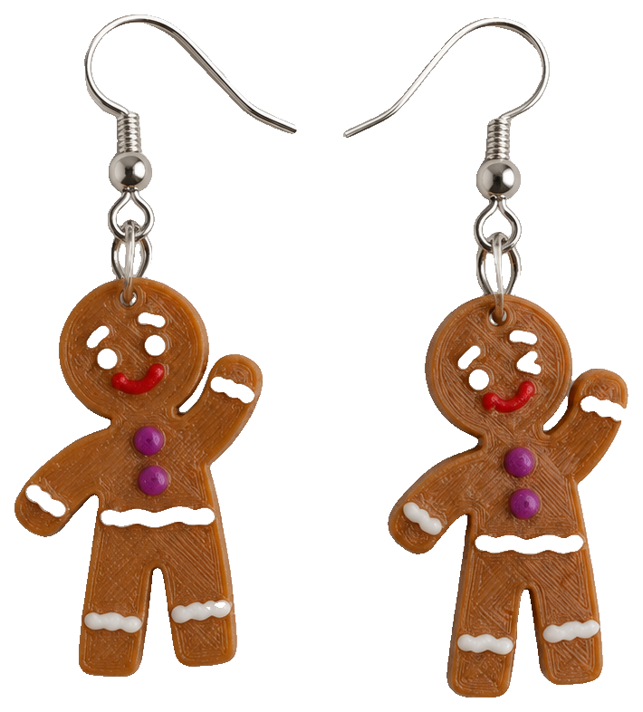 GINGY CHRISTMAS EARRINGS — view 1